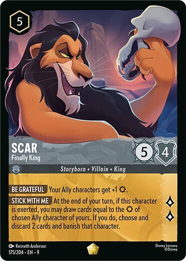 Scar - Finally King - Disney Lorcana