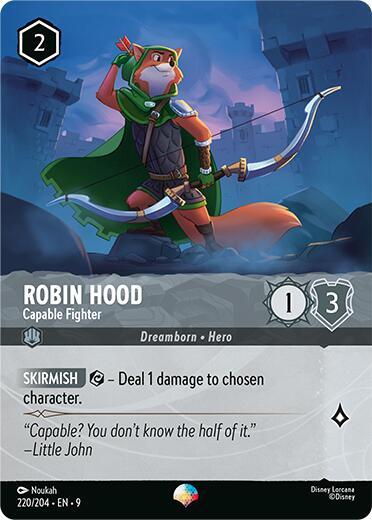 Robin Hood - Capable Fighter (Epic) - Disney Lorcana