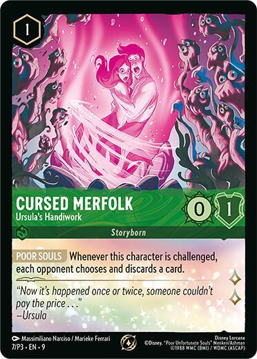 Cursed Merfolk - Ursula's Handiwork - Disney Lorcana
