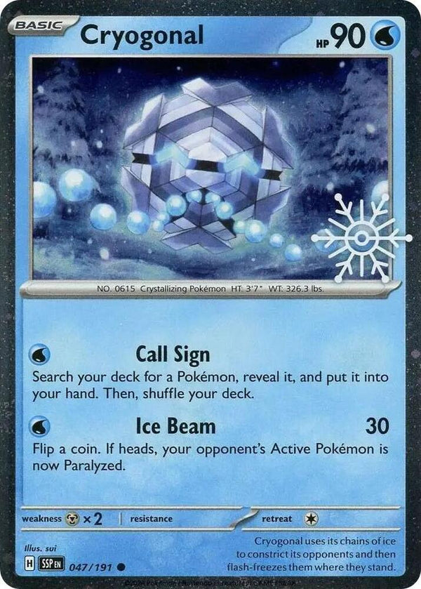 Cryogonal (Holiday Calendar) - Pokémon
