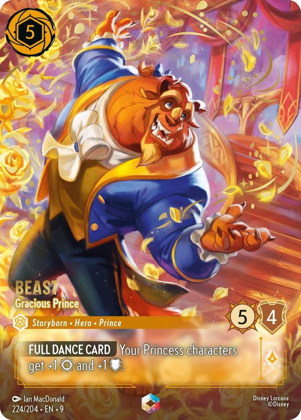Beast - Gracious Prince (Enchanted) - Disney Lorcana
