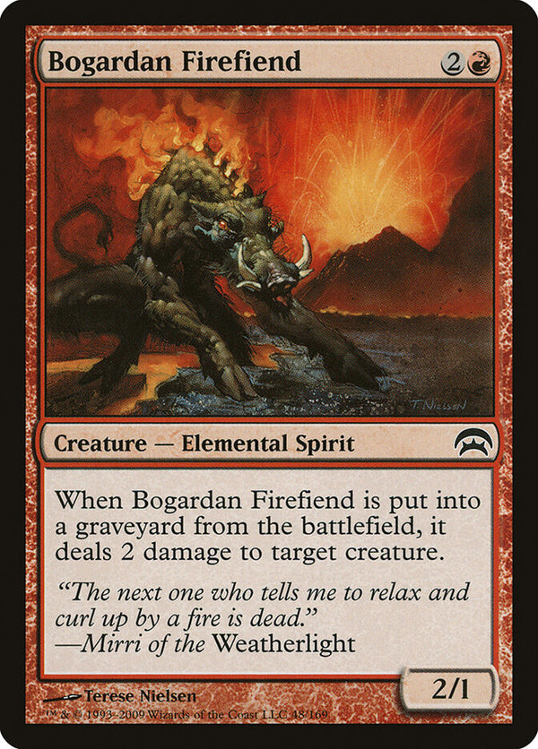 Bogardan Firefiend - Magic: The Gathering