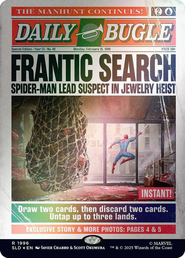 Frantic Search (1996) (Rainbow Foil) - Magic: The Gathering