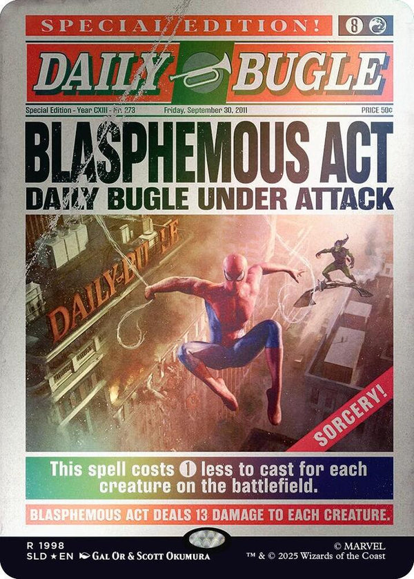 Blasphemous Act (1998) (Rainbow Foil) - Magic: The Gathering