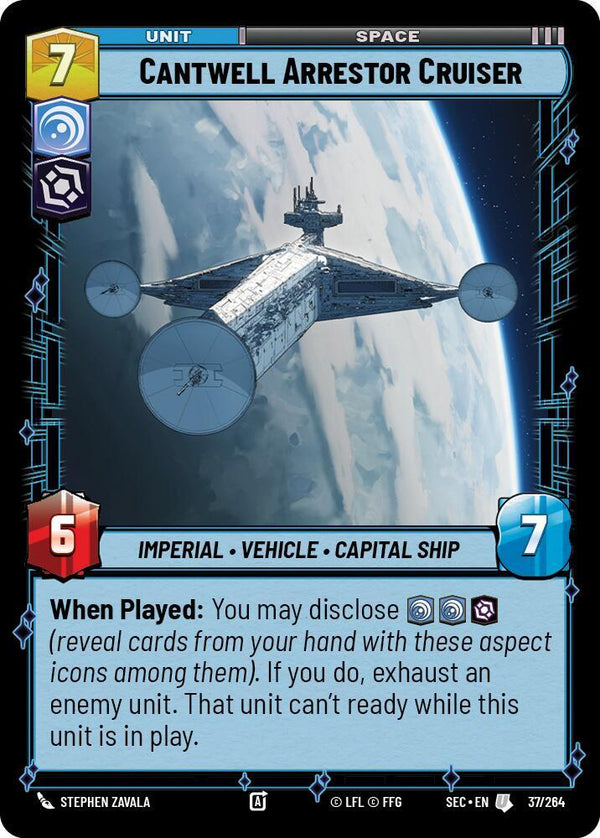Cantwell Arrestor Cruiser - Star Wars Unlimited