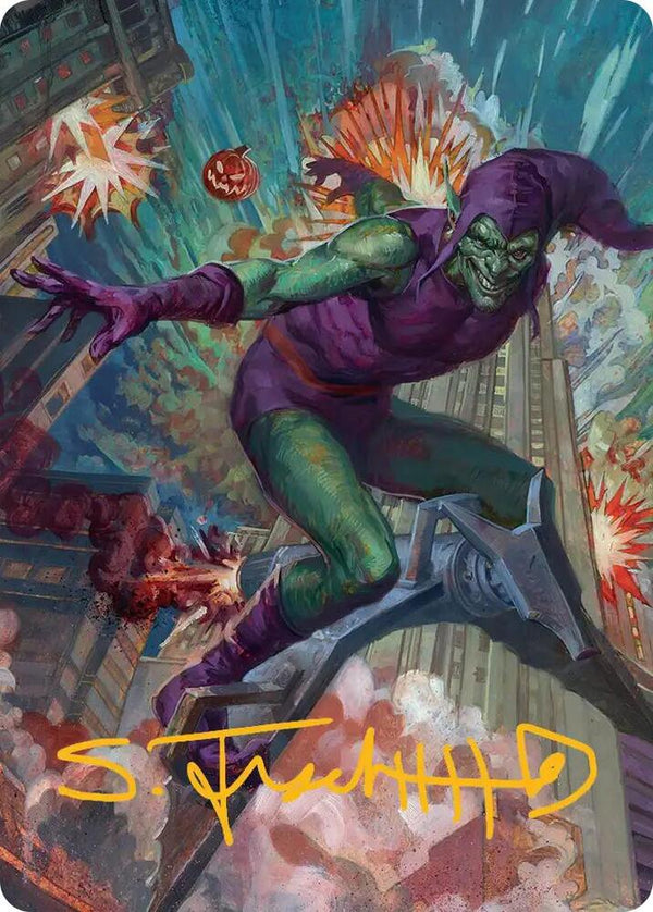 Green Goblin Art Card (26/54) (Gold-Stamped Signature) - Magic: The Gathering