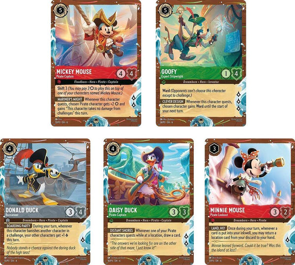Disney Cruise Promos (Set of 5) - Disney Lorcana