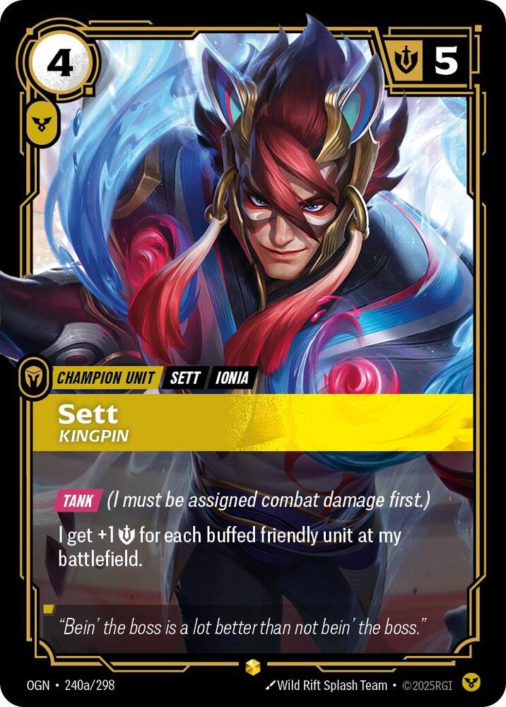 Sett - Kingpin (Alternate Art)
