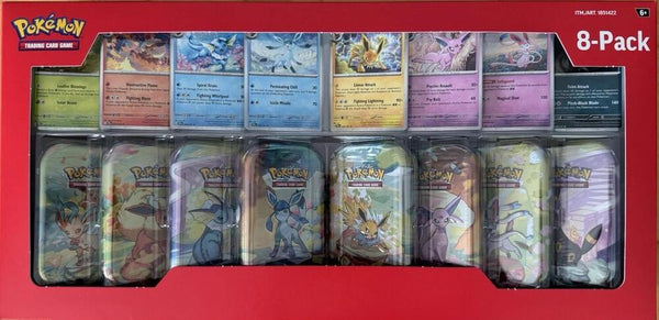 Costco Prismatic Evolutions 8-Pack Mini Tins - Pokémon