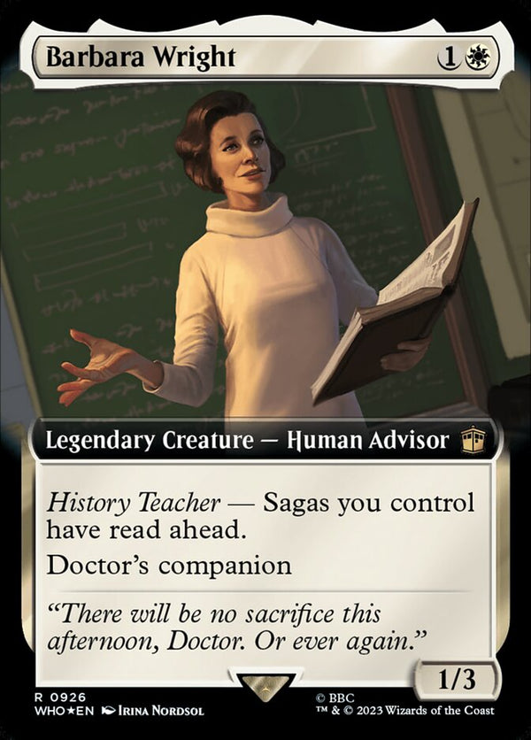 Barbara Wright (Extended Art) (Surge Foil) - Magic: The Gathering
