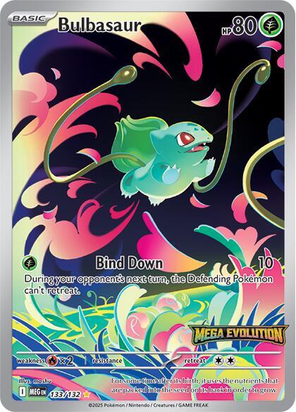 Bulbasaur - 133/132 (Mega Evolution Stamped) - Pokémon
