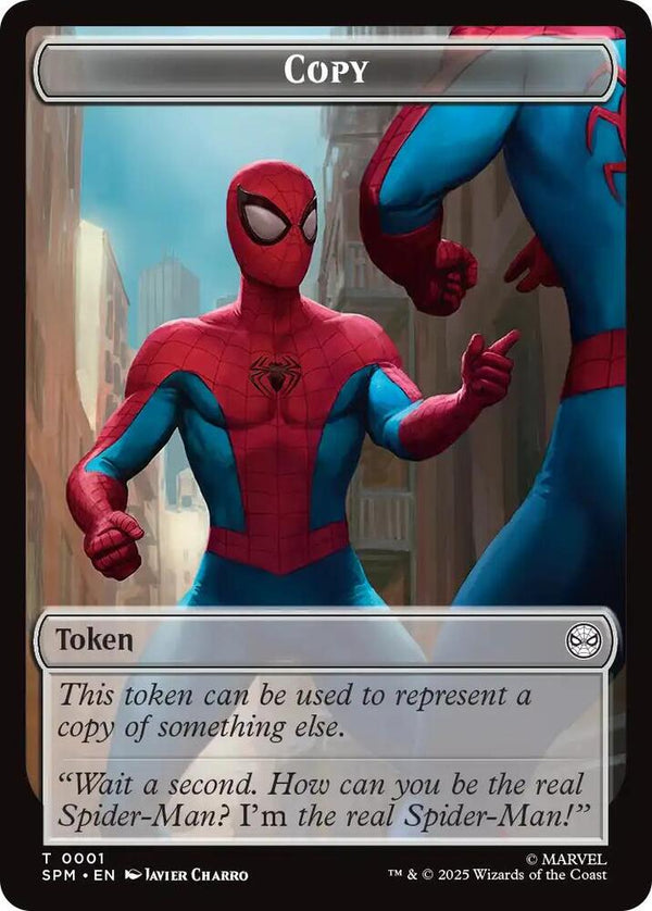 Copy // Human Citizen Double-Sided Token - Magic: The Gathering