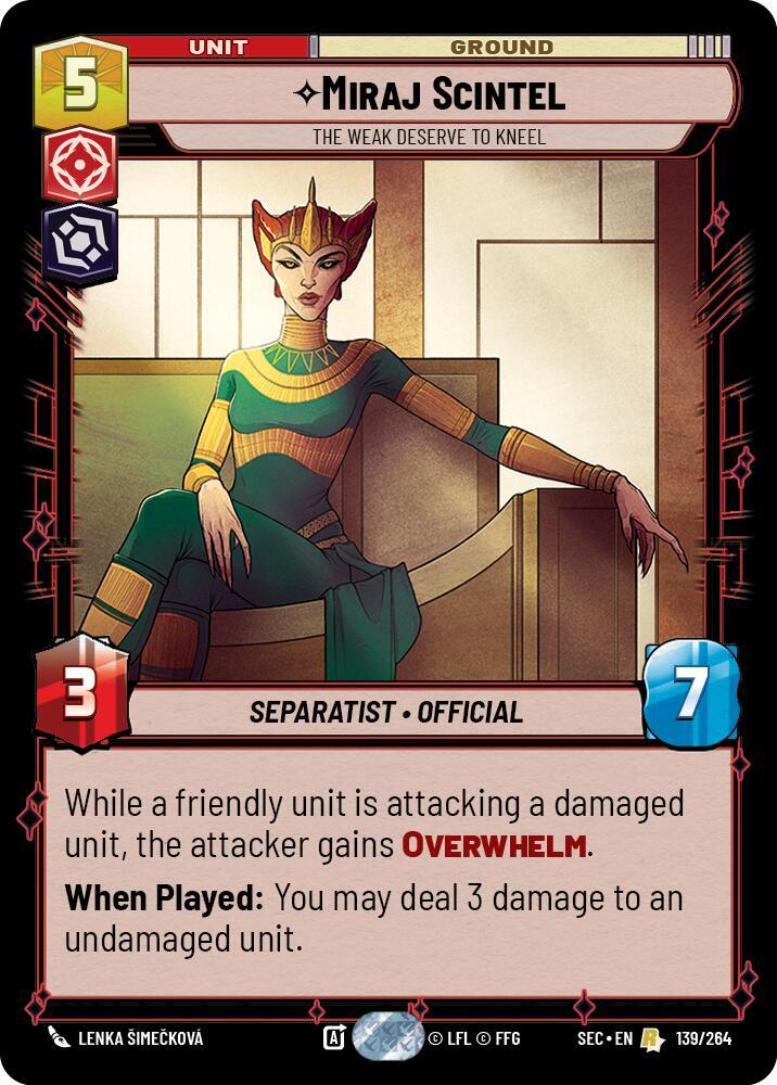 Miraj Scintel - The Weak Deserve to Kneel