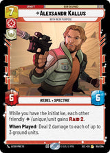 Alexsandr Kallus - With New Purpose - Star Wars Unlimited