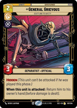 General Grievous - Scuttling to Safety - Star Wars Unlimited