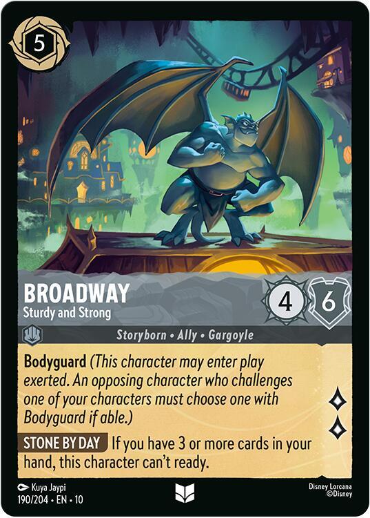 Broadway - Sturdy and Strong - Disney Lorcana