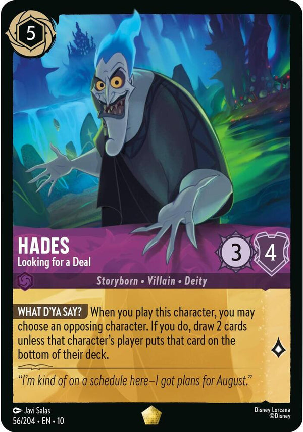Hades - Looking for a Deal - Disney Lorcana