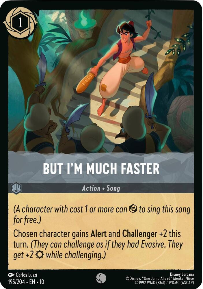 But I'm Much Faster