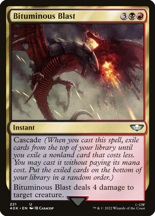 Bituminous Blast - Magic: The Gathering