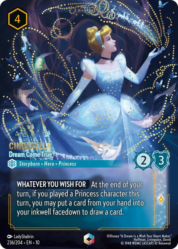 Cinderella - Dream Come True (Enchanted) - Disney Lorcana