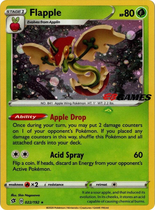 Flapple - 022/192 (EB Games Exclusive APAC) - Pokémon