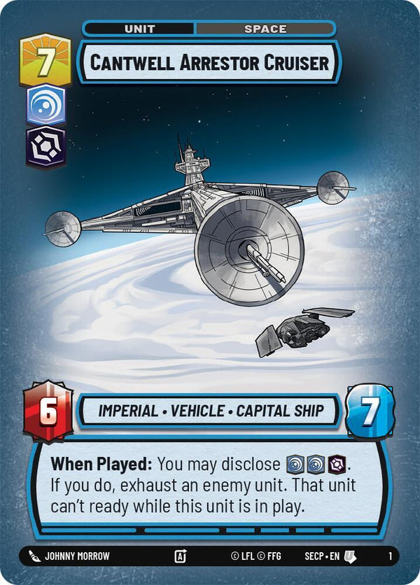 Cantwell Arrestor Cruiser - Star Wars Unlimited