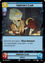 Creditor's Claim (Foil) - Star Wars Unlimited