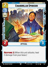 Chandrilan Sponsor (Foil) - Star Wars Unlimited