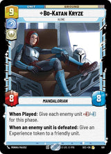 Bo-Katan Kryze - Alone (Foil) - Star Wars Unlimited