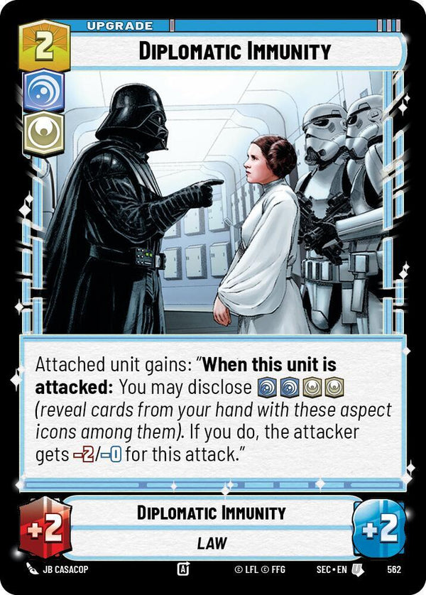 Diplomatic Immunity (Foil) - Star Wars Unlimited