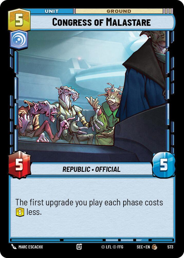 Congress of Malastare (Foil) - Star Wars Unlimited