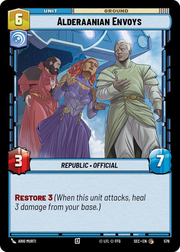 Alderaanian Envoys (Foil) - Star Wars Unlimited