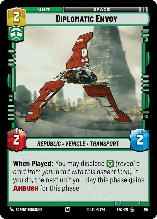 Diplomatic Envoy (Foil) - Star Wars Unlimited
