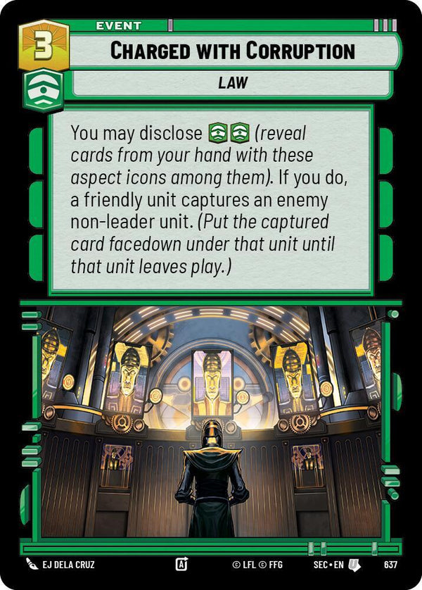 Charged with Corruption (Foil) - Star Wars Unlimited
