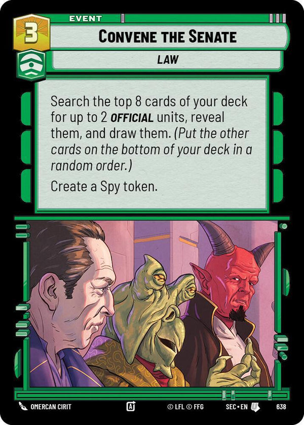 Convene the Senate (Foil) - Star Wars Unlimited