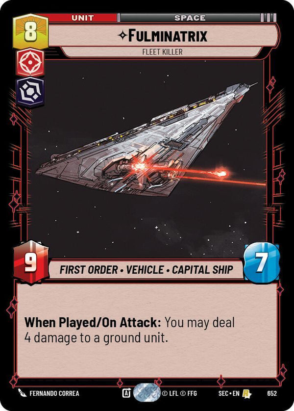 Fulminatrix - Fleet Killer (Foil) - Star Wars Unlimited