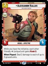 Alexsandr Kallus - With New Purpose (Foil) - Star Wars Unlimited