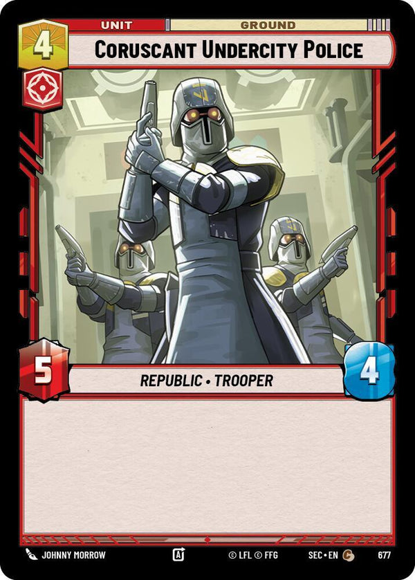 Coruscant Undercity Police (Foil) - Star Wars Unlimited