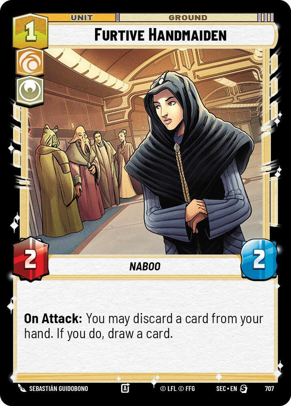 Furtive Handmaiden (Foil) - Star Wars Unlimited