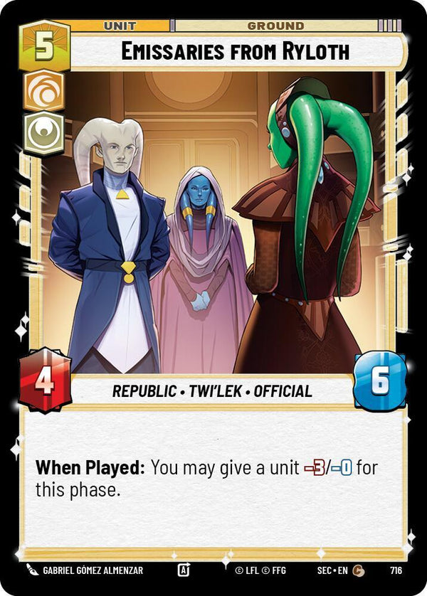 Emissaries from Ryloth (Foil) - Star Wars Unlimited