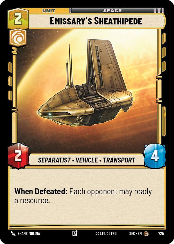 Emissary's Sheathipede (Foil) - Star Wars Unlimited