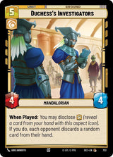 Duchess's Investigators (Foil) - Star Wars Unlimited