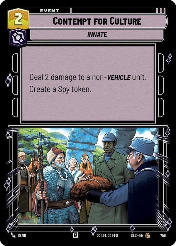 Contempt for Culture (Foil) - Star Wars Unlimited