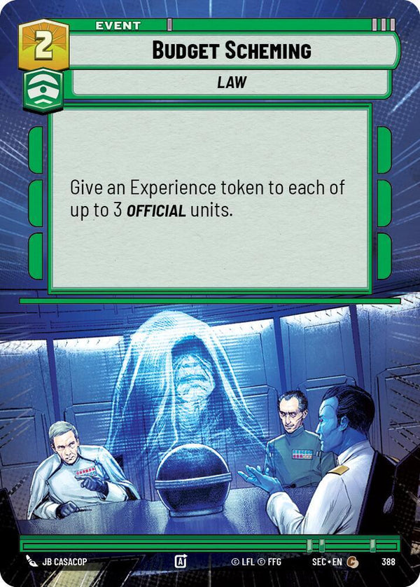 Budget Scheming (Hyperspace) - Star Wars Unlimited