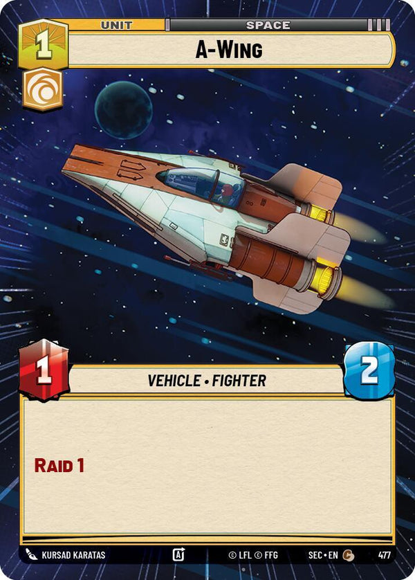 A-Wing (Hyperspace) - Star Wars Unlimited