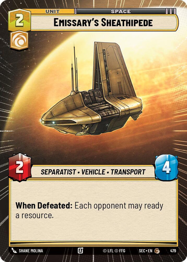 Emissary's Sheathipede (Hyperspace) - Star Wars Unlimited