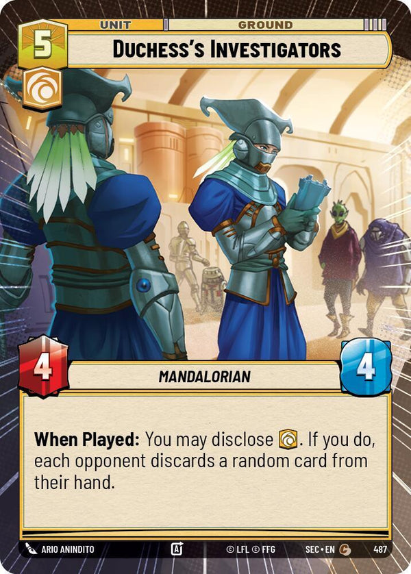 Duchess's Investigators (Hyperspace) - Star Wars Unlimited