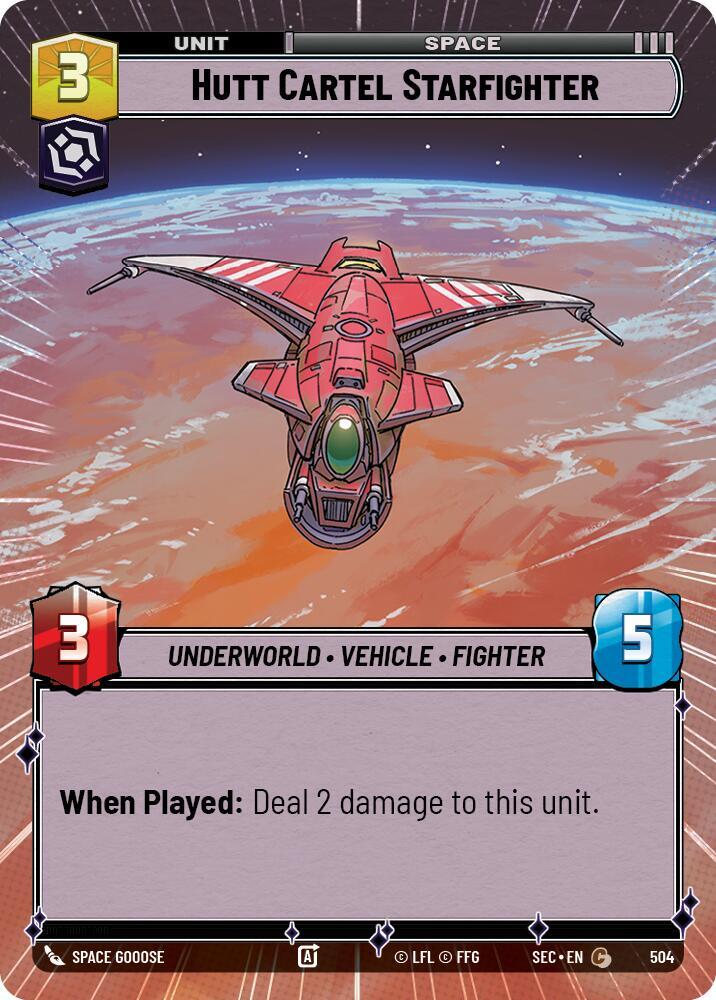 Hutt Cartel Starfighter (Hyperspace)