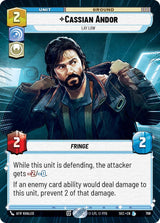 Cassian Andor - Lay Low (Hyperspace Foil) - Star Wars Unlimited