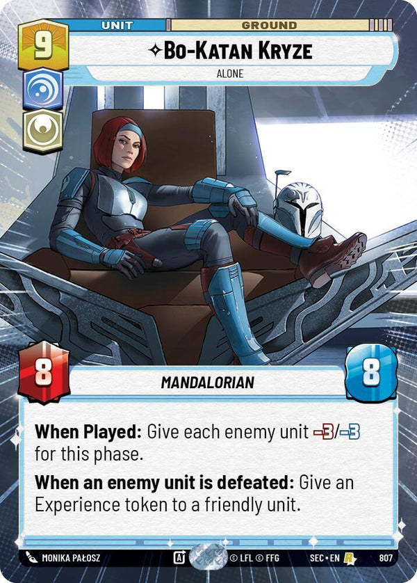 Bo-Katan Kryze - Alone (Hyperspace Foil) - Star Wars Unlimited